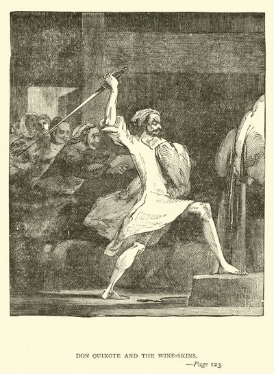 Don Quijote y los Odres de Vino de John Gilbert